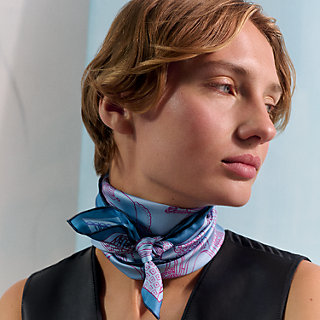 【HERMES】カレ ダブルフェイス70 ストール エルメス ストール ダブルフェイス カシミヤ 100% バイカラー